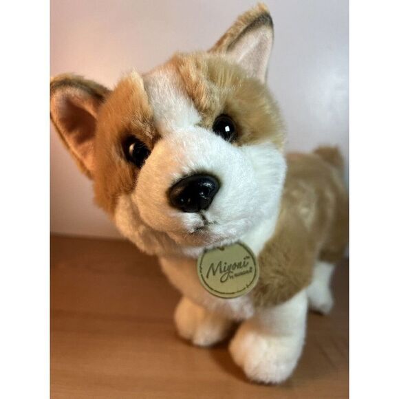 Plush Miyoni by Aurora Pembroke Welsh Corgi Dog Realistic Stuffed Toy - Picture 2 of 9